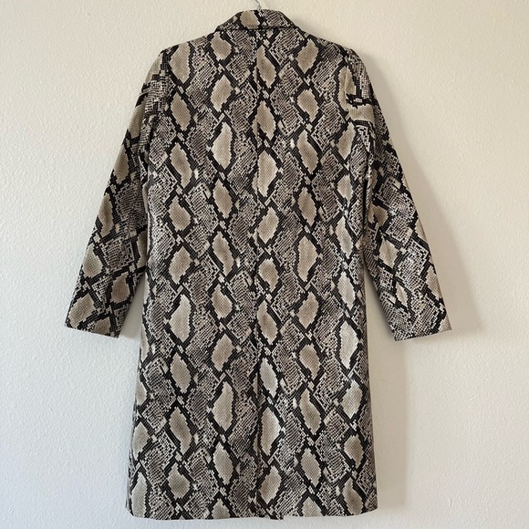 Mural Snakeskin Faux Leather Jacket - Picture 8 of 16